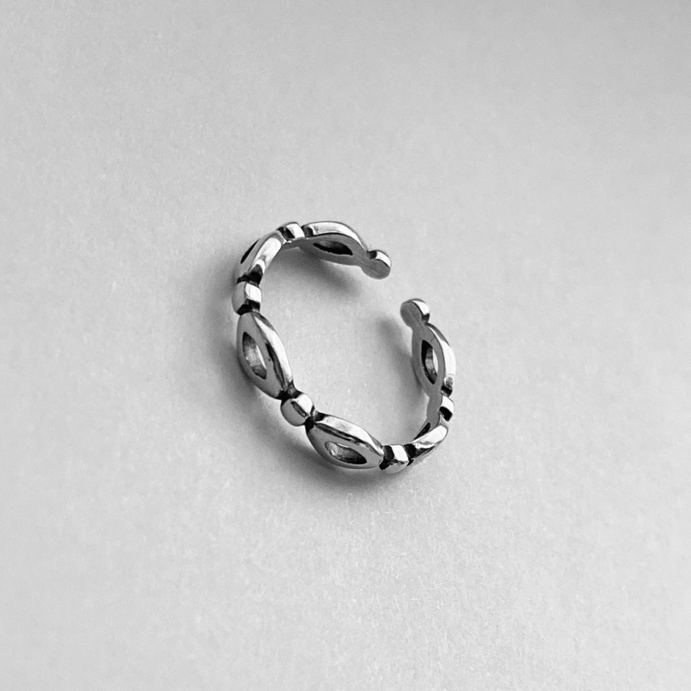 Sterling Silver Bows Toe Ring, Silver Ring - image 6
